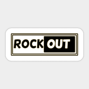 Rock out Sticker